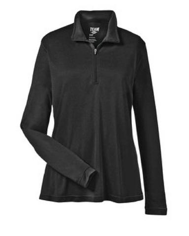 Ladies 1/4 Zip Long Sleeve Shirt