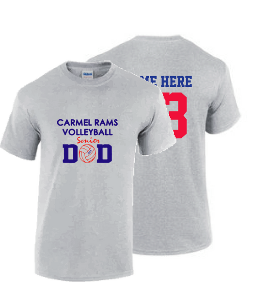 Carmel Volleyball Senior Dad Tee