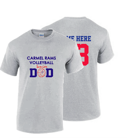 Carmel Volleyball Senior Dad Tee